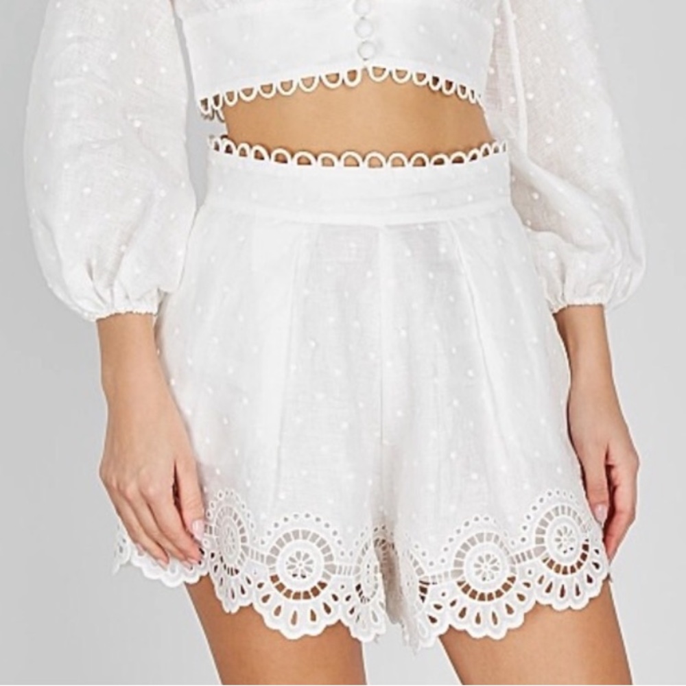 Zimmermann Bellitude Scalloped Shorts Zimmermann Size 3